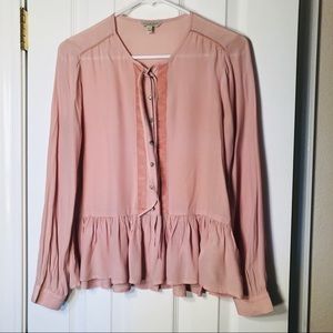 Muted pink lucky brand blouse 👚